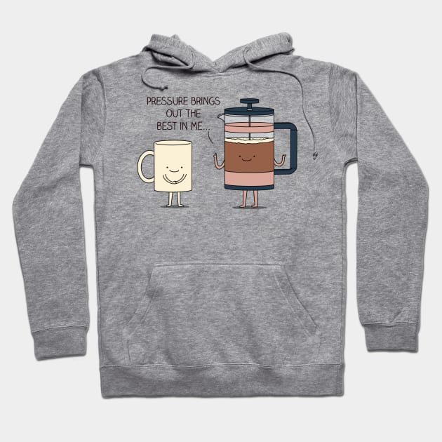 Coffee brewing Hoodie by milkyprint